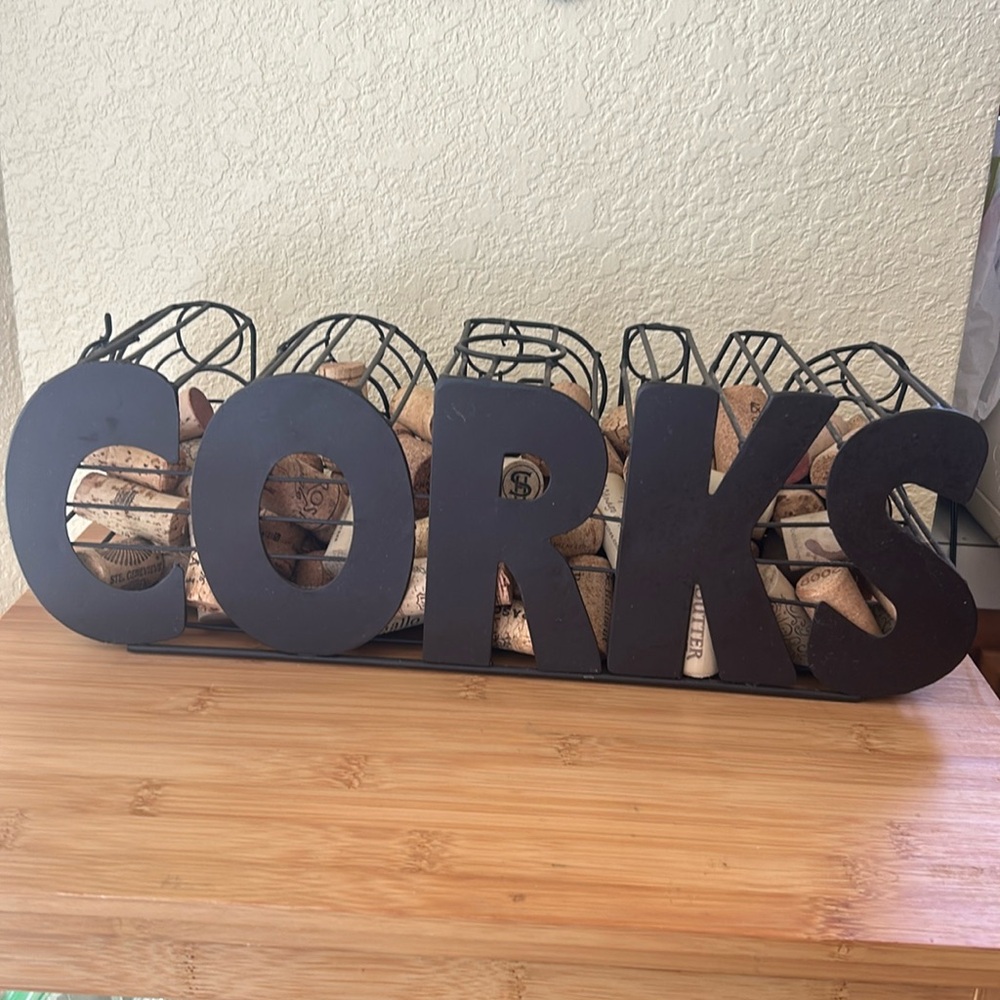 Metal Corks display